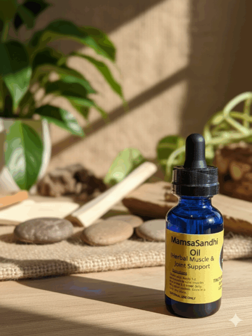 MamsaSandhi Oil (Herbal Muscle & Joint Support)