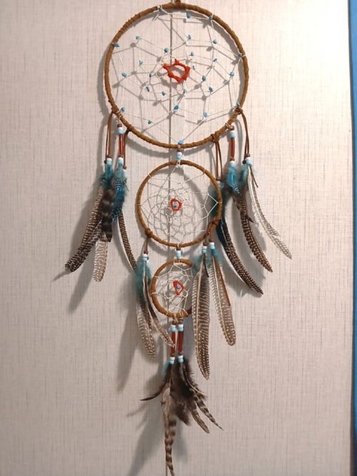 Sacred Sky Dreamcatcher – Handmade Native-Inspired Art & Spiritual Protection