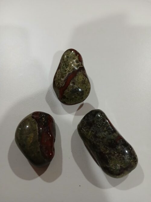 Dragon’s Blood Stone Tumble – 30–40mm Large South Africa Crystal of Courage