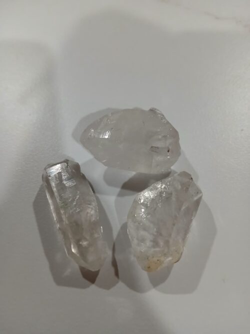 Quartz Double Terminated Point – 0.5–1.5" Brazil Clear Quartz for Energy Flow