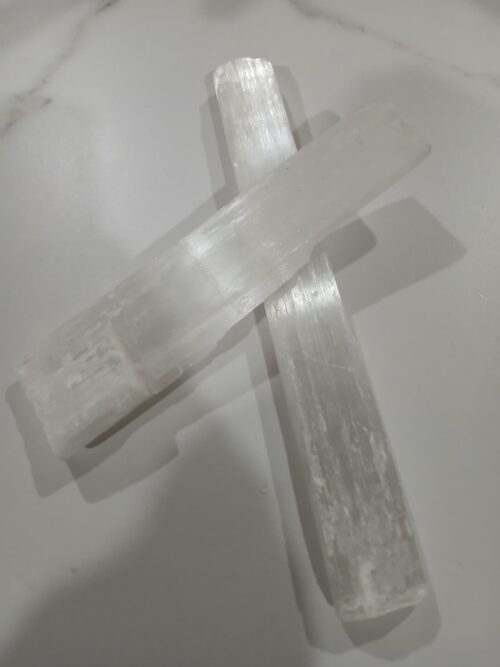 Selenite Ruler – 5–10cm Crystal Wand for Cleansing & Energy Alignment