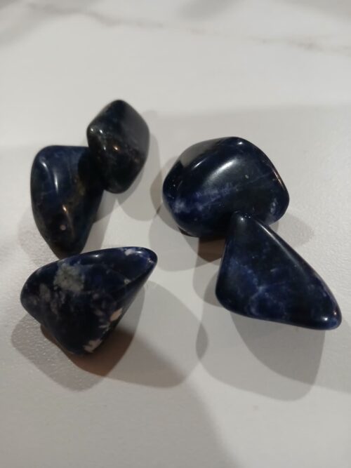 Sodalite Tumble – 30–40mm (Large, South Africa) Stone of Intuition & Truth