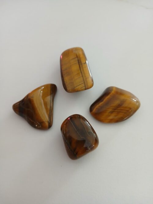 Tiger Eye (Gold) Tumble – 30–40mm (Large, South Africa) Stone of Strength & Protection